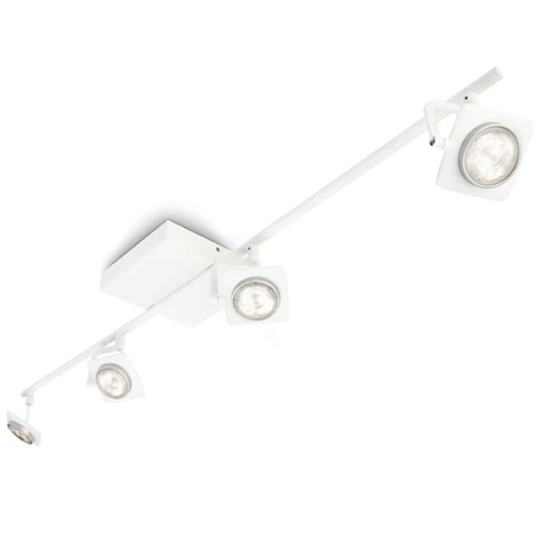 Philips myLiving LED-spotlights Millennium 4x4,5 W vit 531943116