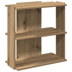 vidaXL Bokhylla 3 hyllplan ek 60x30x60 cm konstruerat tr&auml;
