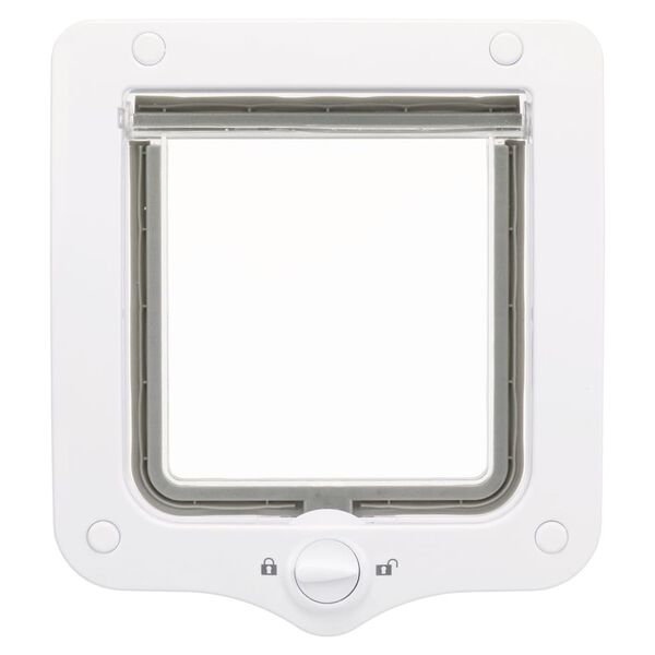 TRIXIE Kattlucka 2-v&auml;gs vit