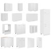 vidaXL Köksskåp set 14 delar Lyon vit spånskiva