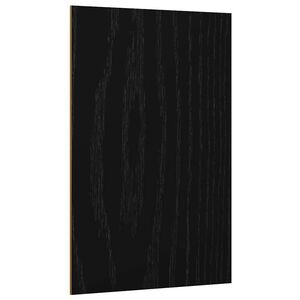 vidaXL Dekorpaneler 12 st Svart ek 40 x 60 x 0,27 cm Konstruerat tr&auml;