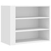 vidaXL V&auml;ggsk&aring;p vit 75x35x60 cm konstruerat tr&auml;