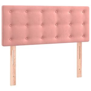 vidaXL S&auml;nggavel rosa 100 x 5 x 78/88 cm sammet