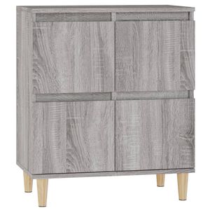 vidaXL Byr&aring; gr&aring; sonoma 60x35x70 cm konstruerat tr&auml;