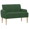 vidaXL Loveseat med knapprapport Jungelgr&ouml;n 116 x 67 x 81 cm