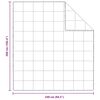 vidaXL Duntäcke Vit 240 x 260 cm Fjäder
