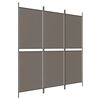 vidaXL Rumsavdelare 3 paneler antracit 150 x 200 cm tyg
