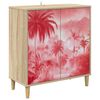 vidaXL Sideboard AACHEN Sonoma-ek 69 x 33 x 75 cm Konstruerat tr&auml;