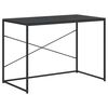 vidaXL Datorbord svart 110x60x70 cm sp&aring;nskiva