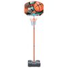 vidaXL Flyttbar basketkorg justerbar 109-141 cm