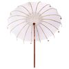 vidaXL Balinesisk Parasol Kr&auml;m 215 x 215 x 260 cm Bomull