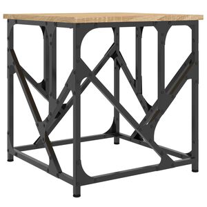 vidaXL Soffbord sonoma-ek 45x45x47,5 cm konstruerat tr&auml;