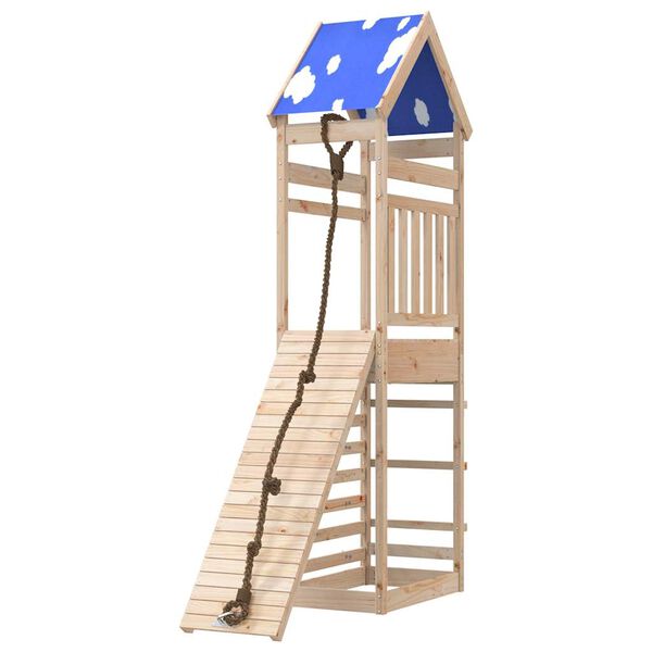 vidaXL Lekplats massiv furu