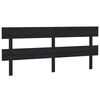 vidaXL S&auml;nggavel svart 184x3x81 cm massiv furu