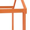 vidaXL Tak till barnsäng vaxbrun 207x95,5x159 cm massiv furu