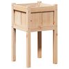 vidaXL Tr&auml;dg&aring;rdsplanterare Natur 40 x 40 x 70 cm Massiv furu