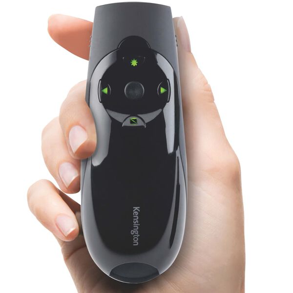 Kensington Tr&aring;dl&ouml;s presentationskontroll Expert gr&ouml;n laser