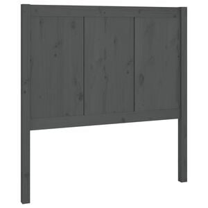 vidaXL S&auml;nggavel gr&aring; 80,5x4x100 cm massiv furu