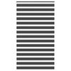 vidaXL Rullgardin zebra svart 125x200 cm tyg bredd 120,9 cm polyester