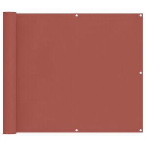 vidaXL Balkong Sk&auml;rm Terracotta 100 x 1000 cm Oxford Tyg