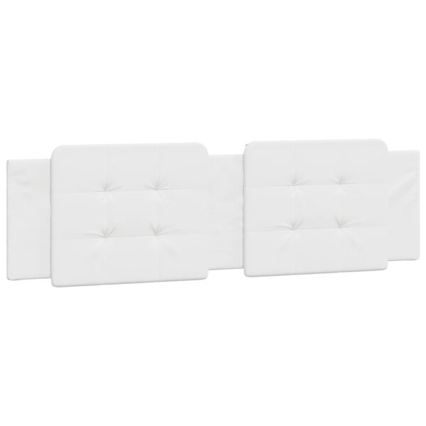 vidaXL Headboard Cushion "Zadar" White 180 cm Faux Leather