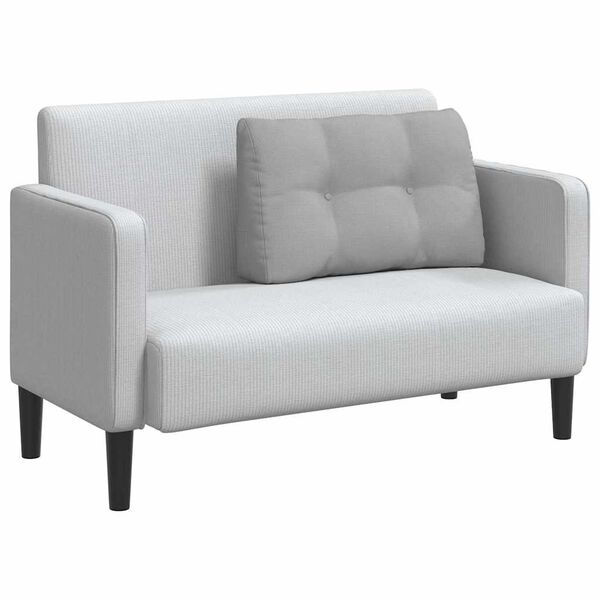 vidaXL Ryggkudde Moln Gr&aring; 80 x 24 x 50 cm tyg