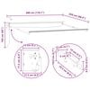 vidaXL Elektrisk Retraktabel Markis Vit 3 x 2,5 m