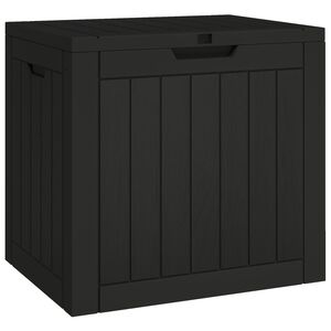 vidaXL Dynbox svart 55,5x43x53 cm polypropen