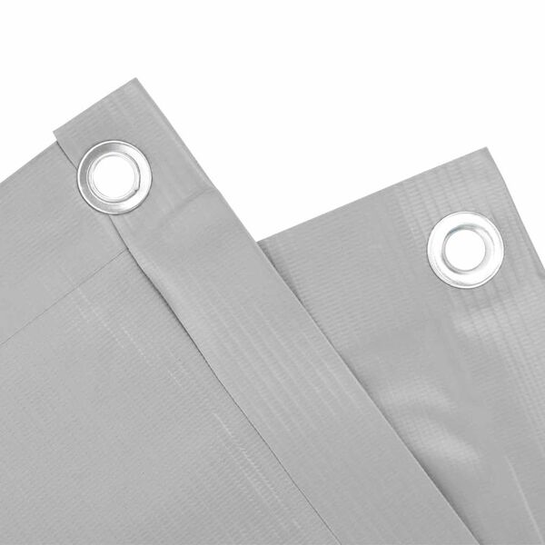 vidaXL Insynsskydd f&ouml;r balkong gr&aring; 400x75 cm PVC