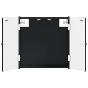 vidaXL Darttavla Sk&aring;p BREDA Svart 52,5 x 10,5 x 53,5 cm