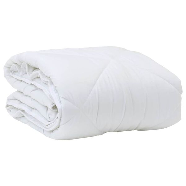 vidaXL Sommar Duvet med kudde 2 pcs Vit Mikrofiber