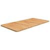 vidaXL B&auml;nkskiva f&ouml;r badrum ljusbrun 80x40x1,5cm massivt tr&auml;