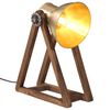 vidaXL Skrivbordslampa 25 W antik m&auml;ssing 30x17x40 cm E27