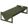 vidaXL Fodertrog f&ouml;r boskap Olivgr&ouml;n 108 x 50 x 28 cm 10 kg