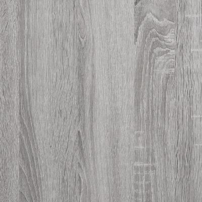 vidaXL Soffbord grå sonoma 107x107x40 cm konstruerat trä