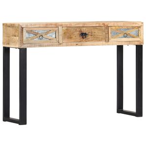 vidaXL Avlastningsbord 110x30x76 cm massivt mangotr&auml;