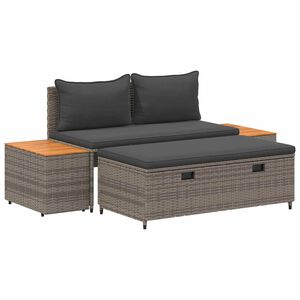 vidaXL Utomhussoffset 4-Antal sittplatser 4 pcs 55 x 30 x 39 cm