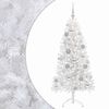 vidaXL Plast Hingad Julgran 150 cm 150 LED-lampor Varmvit