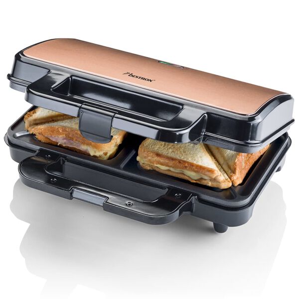 Bestron Sm&ouml;rg&aring;sgrill ASM90XLCO XL 900 W koppar