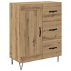 vidaXL Sideboard Artisan Ek 69,5 x 34 x 90 cm Konstruerat tr&auml;