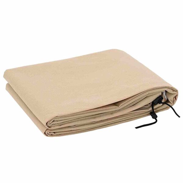 vidaXL Frostskydd för växtfleeceöverdrag 5 pcs Beige 1,55 x 1 m
