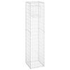 vidaXL Gabionkorg stolpform 40x40x180 cm j&auml;rn