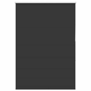 vidaXL Rullgardin m&ouml;rkl&auml;ggning svart 110x130 cm tygbredd 105,7 cm