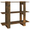 vidaXL Bokhylla/Rumsavdelare r&ouml;kf&auml;rgad ek 100x30x87 cm