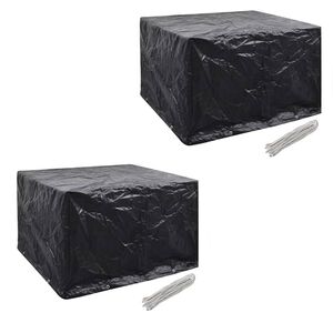 vidaXL &Ouml;verdrag f&ouml;r tr&auml;dg&aring;rdsm&ouml;bler 2 st 8 &ouml;ljetter 113x113cm