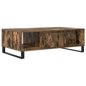 vidaXL Soffbord r&ouml;kf&auml;rgad ek 104x60x35 cm konstruerat tr&auml;