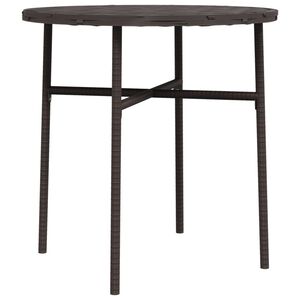 vidaXL Tr&auml;dg&aring;rdsbord brun 45 cm konstrotting