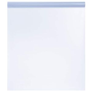 vidaXL F&ouml;nsterfilm statisk frostad gr&aring; 45x500 cm PVC