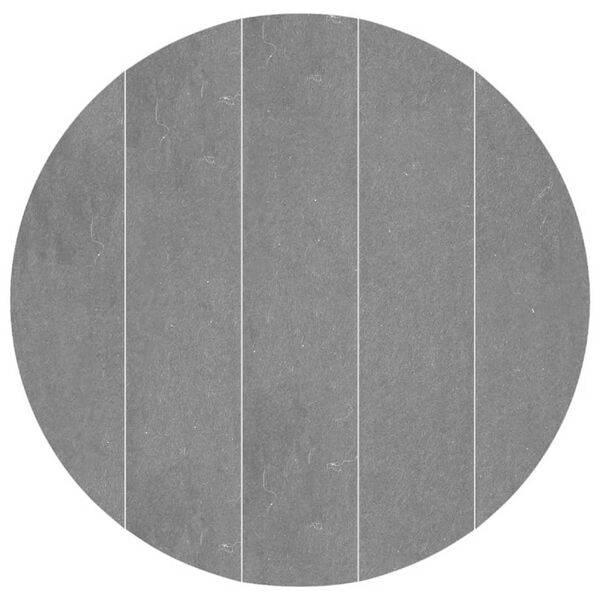 vidaXL Bottenmatta ljusgr&aring; &Oslash;550 cm polyester geotextil