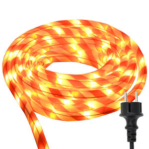 vidaXL Ljuslina med replampor Varmvit 5 m PVC
